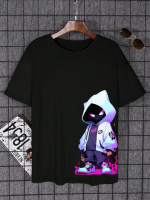 Футболка з ДТФ принтом якість Турецька кулір