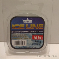 Леска FishingROI 50m ICE LINE   0.15