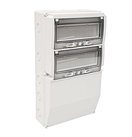 TENCE Комбінований щит для зовн.монтажу пластиковий 300x540мм,  на 2x13модулей,, ІР66