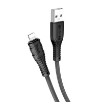 Дата кабель Hoco X67 «Nano»« USB to Lightning (1m) Чорний - купити в SmartEra.ua