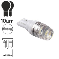 Лампа PULSO/габаритная/LED T10/W2.1x9.5d/W5W/2SMD-3014/12v/0.5w/25lm White (LP-122561)