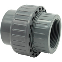 Муфта ПВХ Effast RERBOE075H розбірна із внутрішньою різьбою, 2.5«