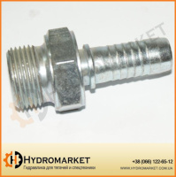 Фітинг під обтиск рукава високого тиску 1« - 3/4