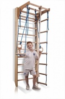 Детский спортивный уголок Комбик-2 с ПЕРЕНОСНЫМ турником безопасно и удобно для маленьких детей высотой 220 см