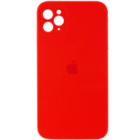 Чохол для Apple iPhone 11 Pro (5.8«») - Silicone Case Square Full Camera Protective (AA) Червоний / Red - купити в SmartEra.ua