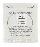 Дуга Niti реверсионная 0.018 нижняя челюсть N341-18L 2 шт No4569