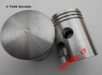 ПОРШНЯ [ ALMET ] « А » ЯВА/JAWA 6V, 634, 350 [ 2 - ремонт ] Made in ЧЕХИЯ