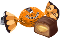 Цукерки Cafе DeKonte зі смаком солоної карамелі, Конті / 100г