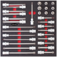2/3 МЯГКОЙ ПЕНЫ РИБЕ НАБОР БИТОВ ДЛЯ ОТВЕРТОК, 32TEILIG, VIGOR, V2258