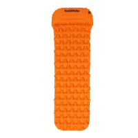 Надувний матрац з подушкою Naturehike FC-12 NH19Z012-P orange