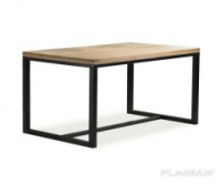 Придиванный столик из дерева и металла