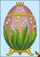 Схема для вышивки Яйцо Фаберже «Ландыши»
