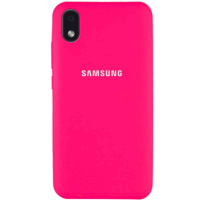 Чохол Silicone Cover Full Protective (AA) Для Samsung Galaxy M01 Core / A01 Core (Рожевий / Barbie pink) - купити в SmartEra.ua