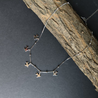 Серебряное колье CatalogSilver с без камней, вес изделия 4,91 гр (2183983) 400450 размер