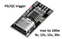 PD3.0/2.0, PPS/QC4+, QC3.0/2.0, FCP, AFC Trigger триггер 9v/12v/15v/20v max 5a 100w (A class) 1 день гар.