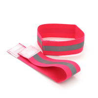Глянцевый светоотражающий эластичный ремешок на запястье или щиколотку, цена за комплект 2шт, Pink