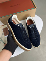 Кросівки Loro Piana Tennis Walk Sneaker темно-сині ob440
