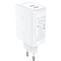 Зарядний пристрій Acefast A29 PD50W GaN (USB-C+USB-C) dual port, White - купити в SmartEra.ua