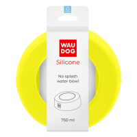 Миска-непроливайка  WAUDOG Silicone, 750 мл жовтий