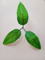 Искусственный лист / 22 см / лист 9 см
