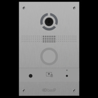 Bas-IP AV-08FB silver IP вызывная панель с распознанием лиц и считывателем UKEY