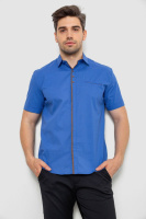 Сорочка чоловіча з принтом, колір електрик, 214R7028