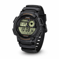 Чоловічий годинник Casio AE-1000W-1A — Спортивна модель з водозахистом 10 ATM та електронним циферблатом
