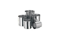 Набор кружек нержавеющих Empire 300 x 500 x 600 x 800 x 1000 мл (5 шт.) (0982)