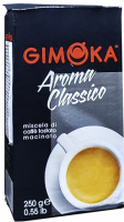 Кава мелена Gimoka Aroma Classico чорна,суміш робусти та арабіки 250g.Італія.
