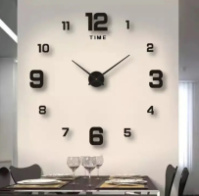 Настенные 3D часы DIY Clock 80-90см / 1819М