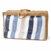 Кофр ORGANIZE для хранения вещей\сумка для одеяла L (бежевый)