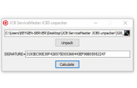 Встановлення програми JCB ServiceMaster Files Unpacker (for 1 PC)