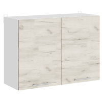 Кухонный модуль с сушилкой для посуды Эверест Эко 800 дуб крафт белый/белый 80х30х58 см (DTM-071006)