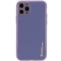 Шкіряний чохол для Apple iPhone 11 Pro (5.8«») - Xshield (Сірий / Lavender Gray) - купити в SmartEra.ua