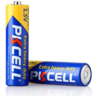 Батарейка сольова PKCELL 1.5V AA/R6, 2 штуки shrink ціна за shrink, Q20/360