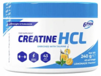 6Pak Nutrition Creatine HCL - 240g, Лимон