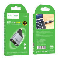 Перехідник Hoco UA35 Type-C to RJ45 10/100Mbps