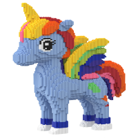 Конструктор Magic Blocks Єдиноріг Висота 54 см