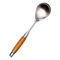 Ложка для риса 32.5 (см) из нержавейки с деревянной ручкой HP-8-42