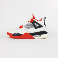 Nike Air Jordan 4 Білі з червоним