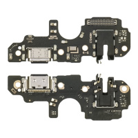 Разъём зарядки для Realme C67 (4G) а плате с микрофоном и компонентами