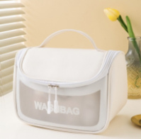 Косметичка,дорожная для путешествий органайзер для аксессуаров в ванную и душ,водонепроницаемый с ручкой