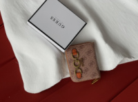 Гаманець Guess Dagan 4G logo помаранчевий