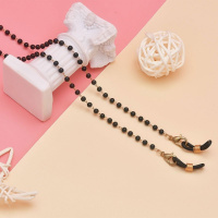 Цепочка для очков Tenderness 5 10203 золотистая с черным