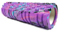 Массажный роллер EasyFit Grid Roller Multi 30 см фиолетовый