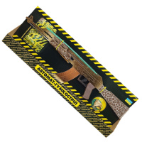 Собранная модель Резинкострел АВТОМАТ «АК GOLD» AKGA-B