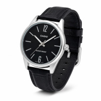 Чоловічий годинник Casio MTP-V005L-1B — Класична модель з мінеральним склом та шкіряним ремінцем