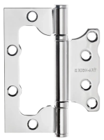 Петля накладна метелик RICH-ART 100 мм 2 ВВ (100х75х2,5) СР хром