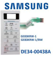 ​Сенсорная панель (мембрана) управления микроволновой печи Samsung GE83KRW-1/BW DE34-00438A