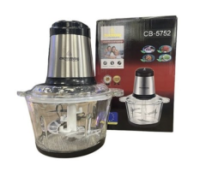 Блендер подрібнювач для кухні СВ 5752 зі скляною чашею